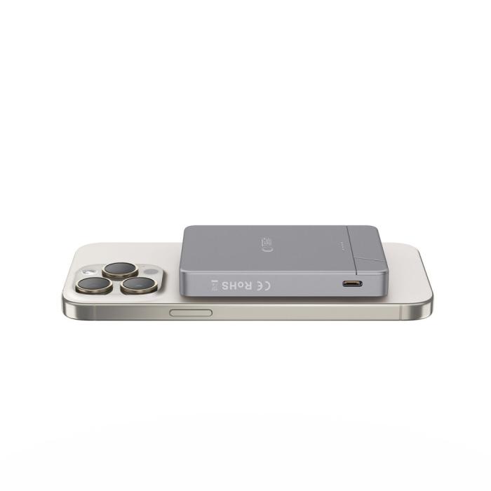 Bild 5, Tech-Protect 5000 mAh MagSafe Powerbank LifeMag Space Grey