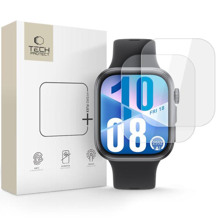 Bild 1, Tech-Protect Huawei Watch Fit 4 / 3 2-PACK Skärmskydd HydroFlex+