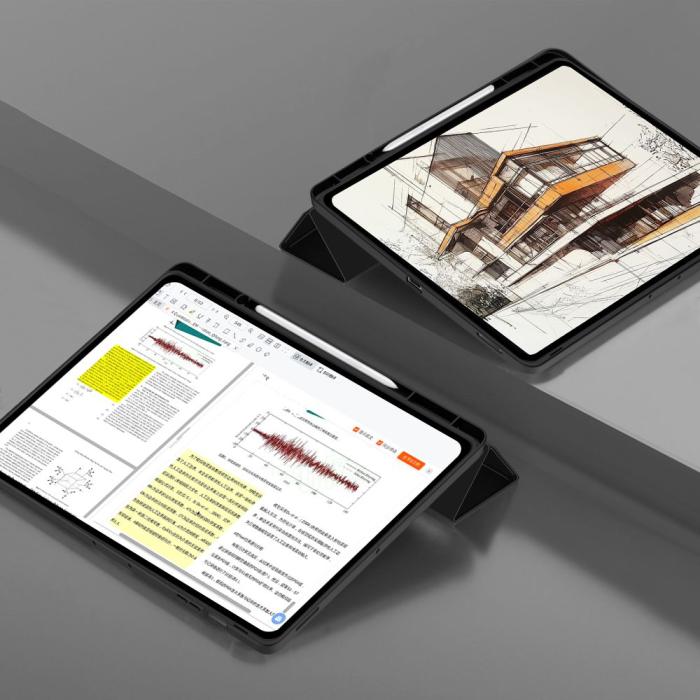 Bild 6, Tech-Protect Galaxy Tab S10 FE Plus Fodral SC Pennhållare Svart