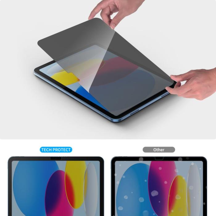 Bild 4, Tech-Protect iPad 11 2025/10.9 2022 Skärmskydd GlassSpy+