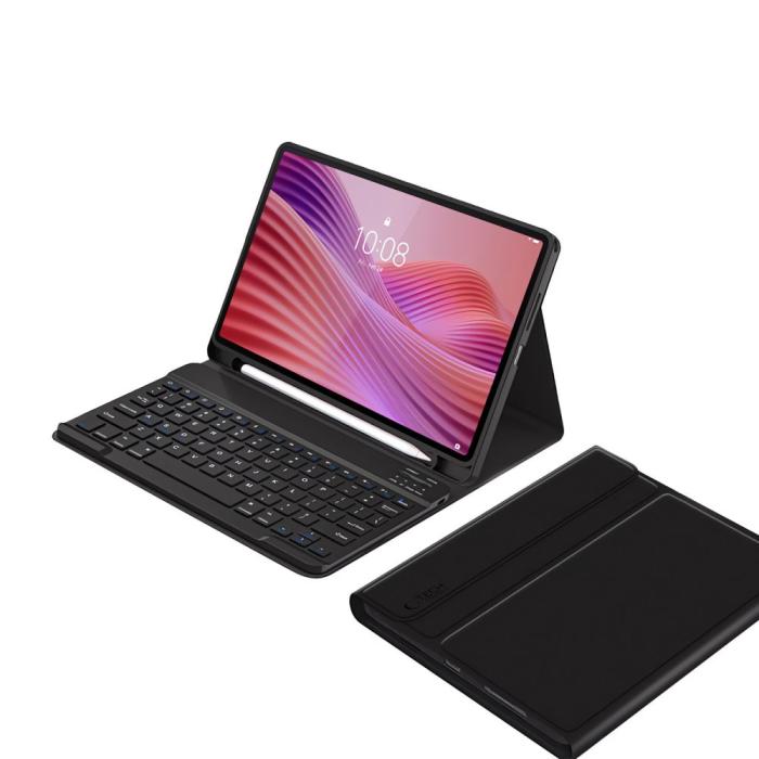Bild 2, Tech-Protect Lenovo Tab 10.1 Fodral SmartCase Tangentbord Svart