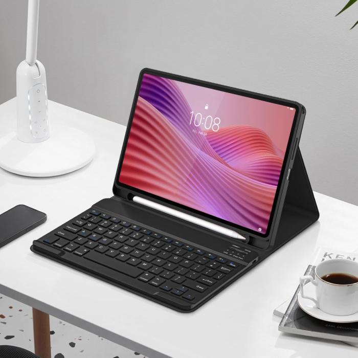 Bild 3, Tech-Protect Lenovo Tab 10.1 Fodral SmartCase Tangentbord Svart