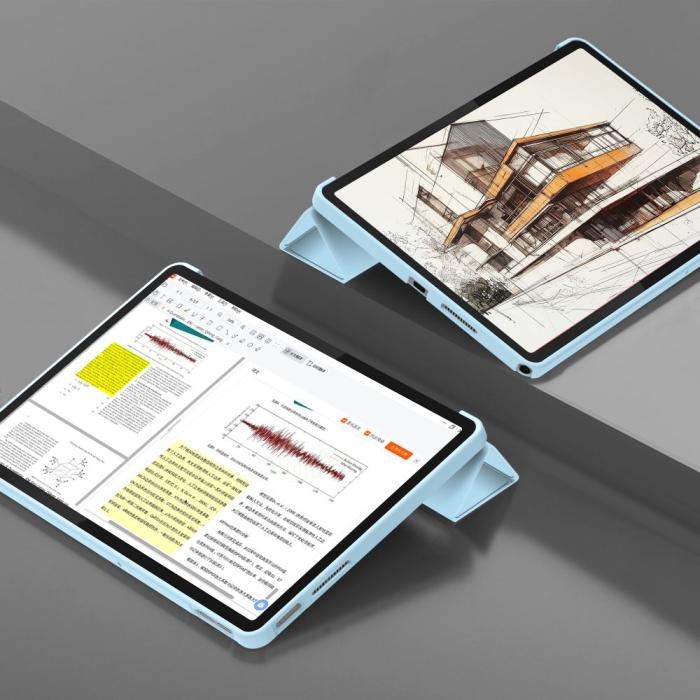 Bild 6, Tech-Protect Lenovo Tab 10.1 Fodral SmartCase Sky Blue