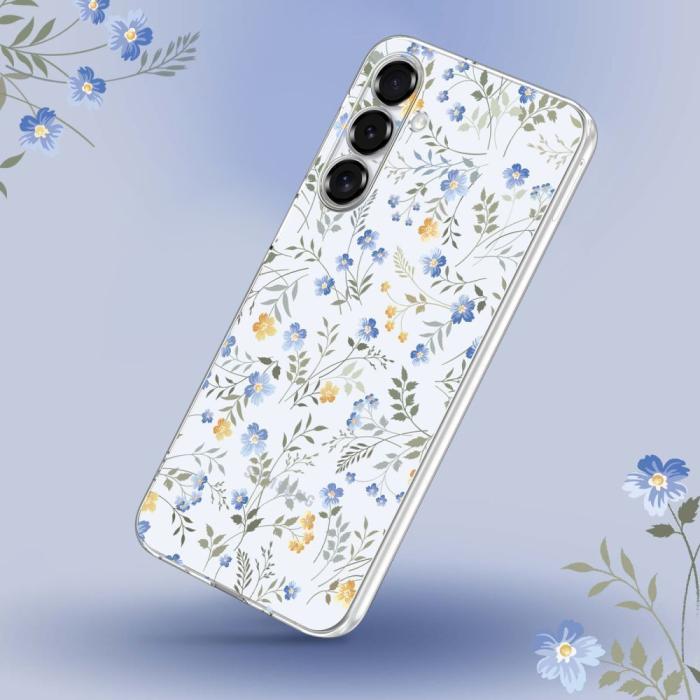 Bild 2, Tech-Protect Xiaomi Redmi 15C 5G Fodral Läder Spring Flowers