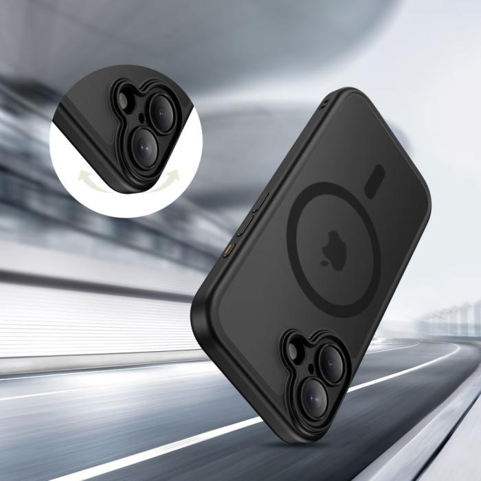 Bild 6, Tech-Protect iPhone 17 Skal MagSafe MagePeak Matt Svart