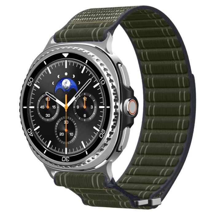 Bild 1, Spigen Samsung Galaxy Watch 8 46/44/40 mm Armband Grön
