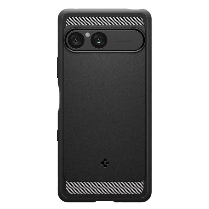 Bild 2, Spigen Sony Xperia 10 VII Skal Rugged Armor Matt Svart