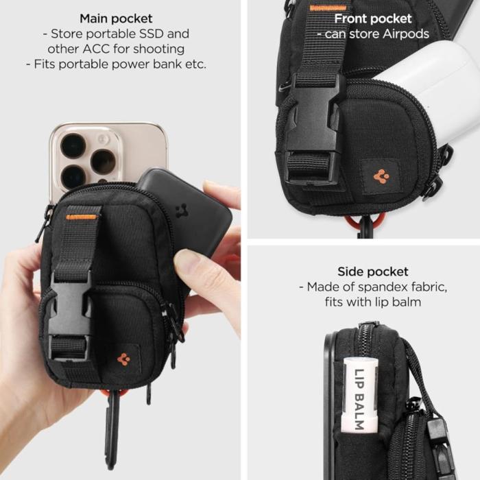 Bild 6, Spigen Universalt MagSafe Fodral Svart