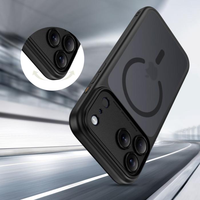 Bild 5, Tech-Protect iPhone 17 Pro Skal MagSafe MagPeak Matt Svart