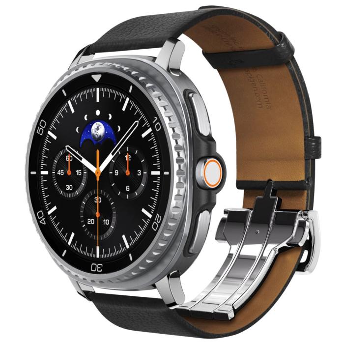 Bild 1, Spigen Samsung Galaxy Watch 8 46/44/40 mm Armband Enzo Svart