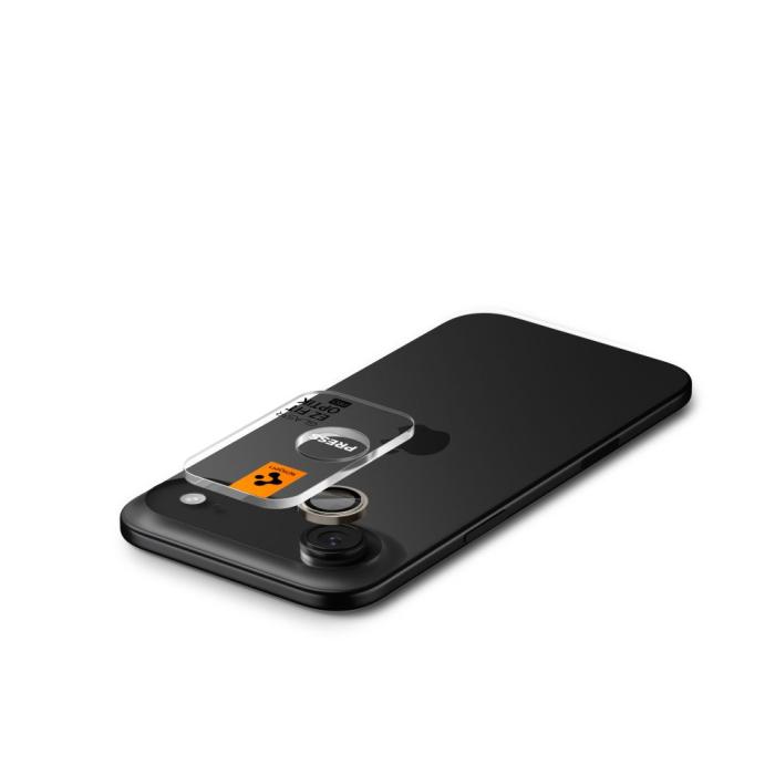 Bild 5, Spigen iPhone Air 2-PACK Linsskydd GLAS.tR 