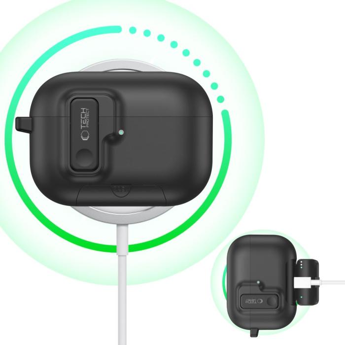 Bild 6, Tech-Protect AirPods Pro 3 Skal Slim Hook Svart
