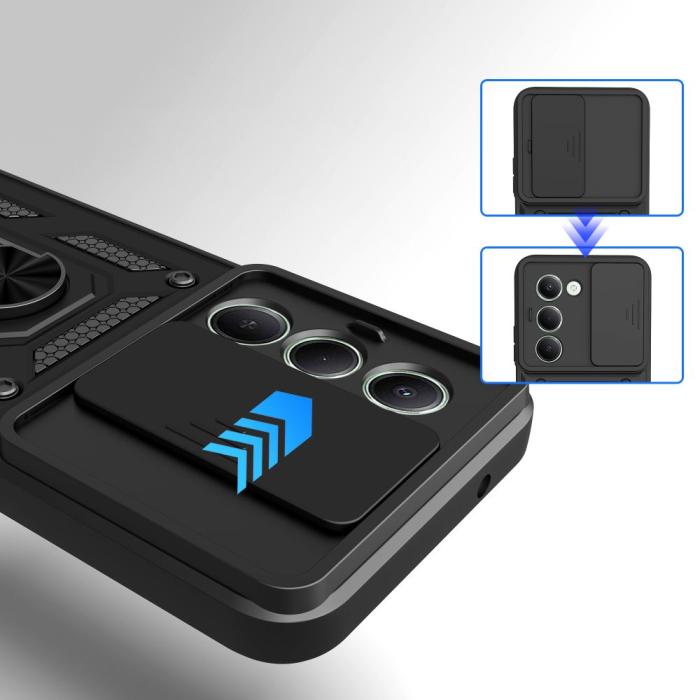 Bild 2, Tech-Protect Xiaomi Redmi 15 5G/4G Skal CamShield Svart