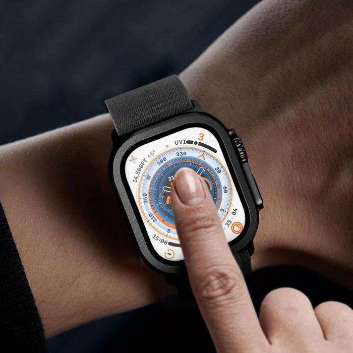 Bild 4, Tech-Protect Apple Watch 1 / 2 49 mm 2-PACK Skärmskydd Titanium