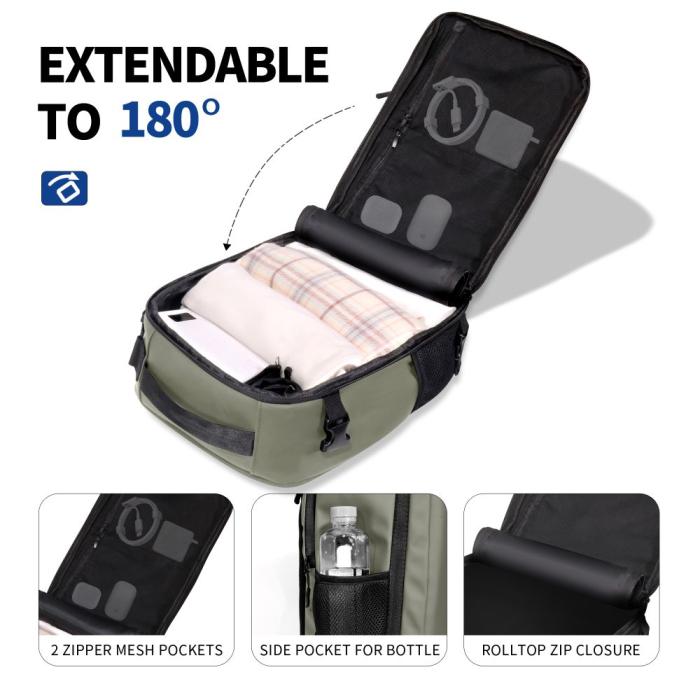 Bild 6, Tech-Protect Ryggsäck 20L 40x20x25 Defender Olive Green