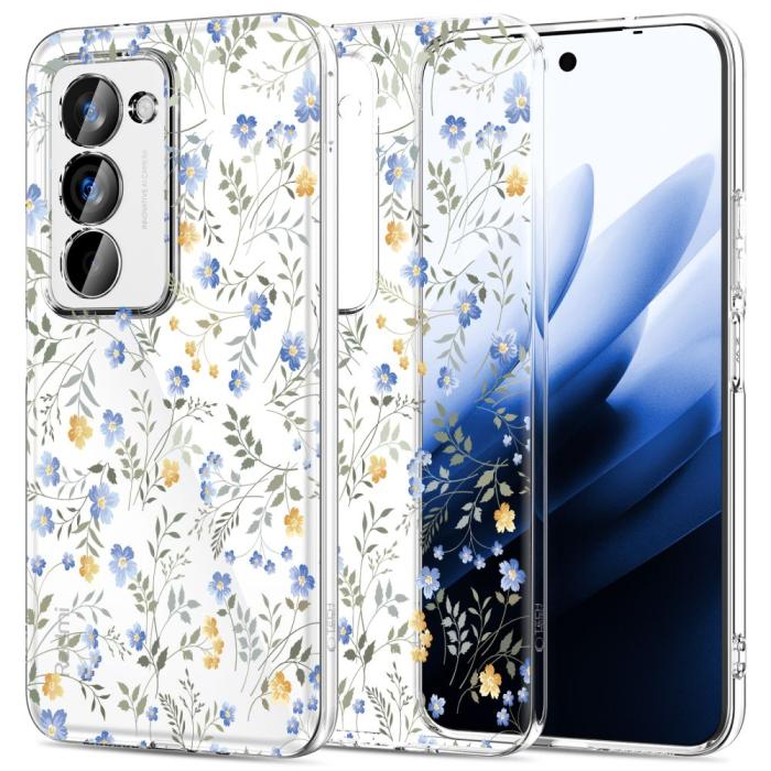 Bild 1, Tech-Protect Xiaomi Redmi 15 5G/4G Skal FlexAir Spring Flowers