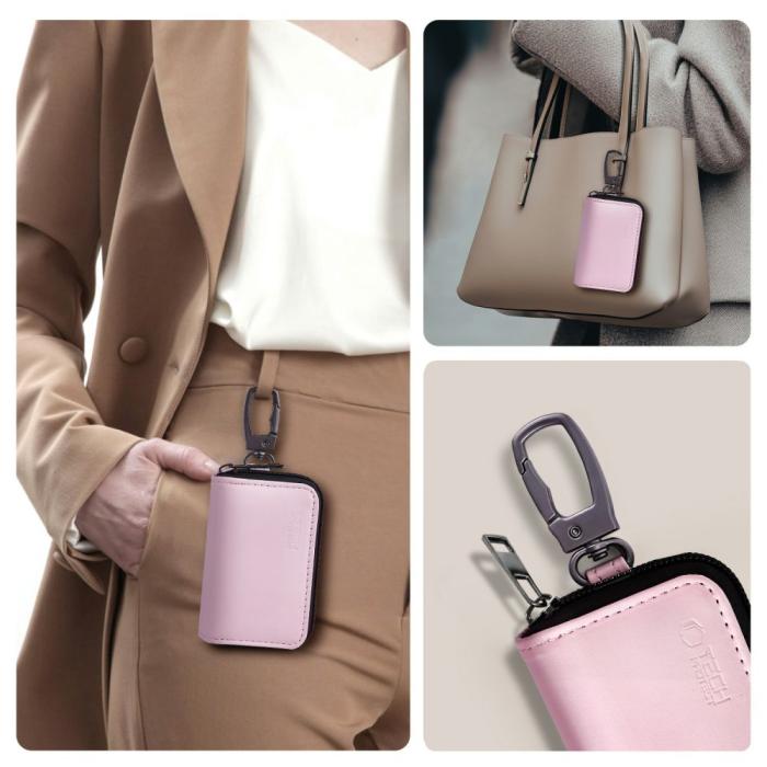 Bild 6, Tech-Protect RFID Signalblockerande Fodral Rosa