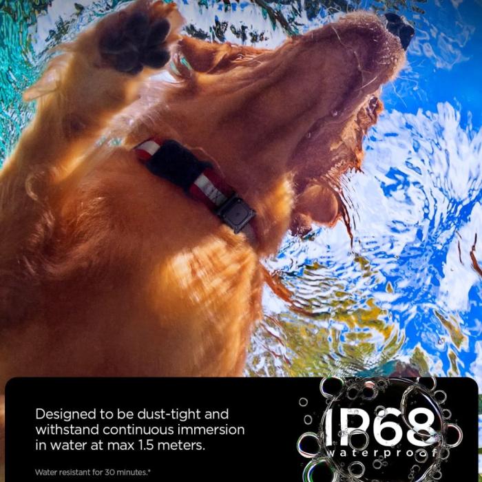 Bild 4, Spigen Apple AirTag Hållare Tough Armor Svart