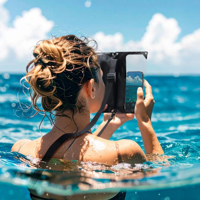 Bild 6, Spigen Universal Vattentät Väska Svart