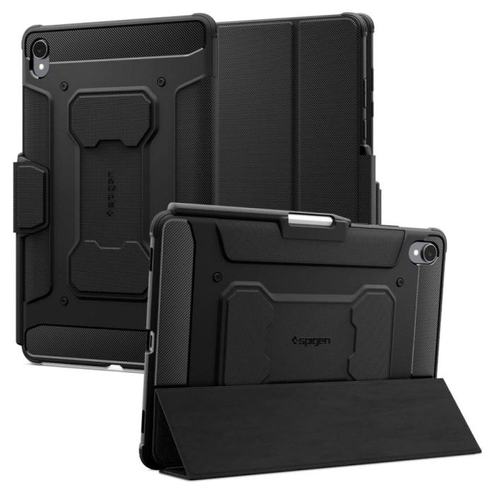 Bild 1, Spigen Samsung Galaxy Tab S11 Fodral Rugged Armor Pro Svart