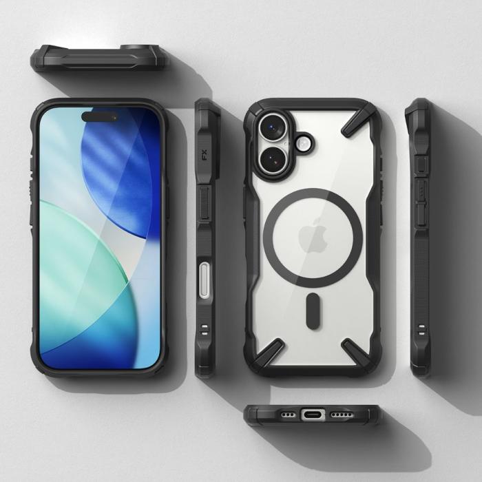 Bild 5, Ringke iPhone 17 Skal MagSafe Fusion X Svart