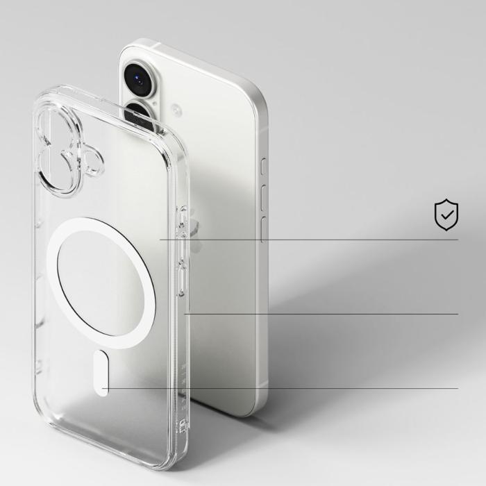 Bild 4, Ringke iPhone 17 Skal MagSafe Fusion Matt Transparent