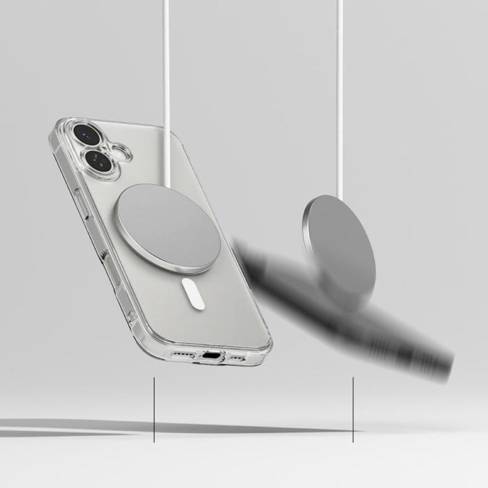 Bild 6, Ringke iPhone 17 Skal MagSafe Fusion Matt Transparent