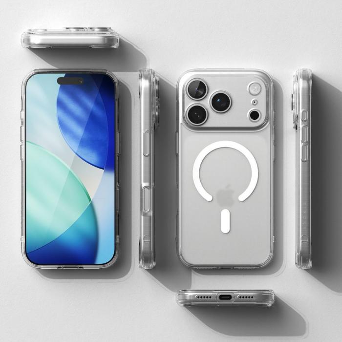 Bild 5, Ringke iPhone 17 Pro Skal MagSafe Fusion Matt Transparent