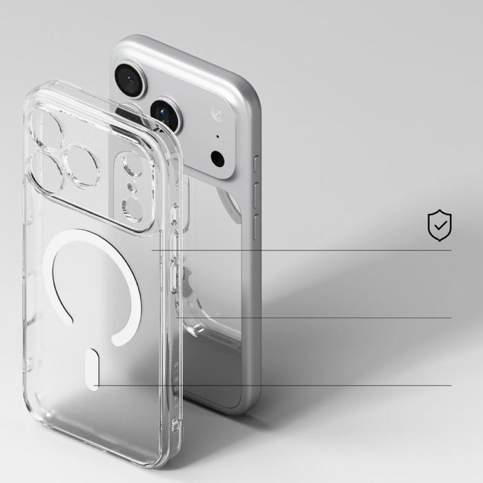 Bild 4, Ringke iPhone 17 Pro Max Skal MagSafe Fusion Matt Transparent