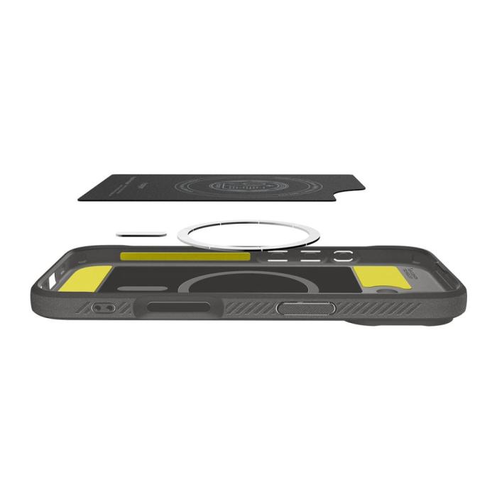 Bild 6, Spigen iPhone 17 Skal MagSafe Rugged Armor Grå