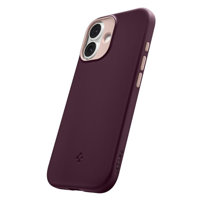 Bild 6, Spigen iPhone 17 Skal MagSafe Nano Pop Burgundy Bean