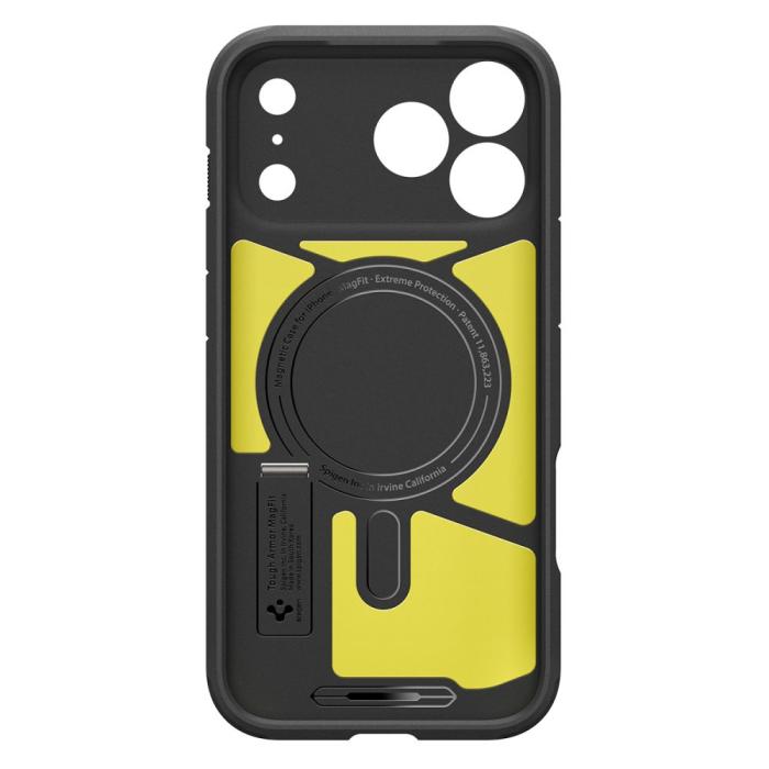 Bild 3, Spigen iPhone 17 Pro Max Skal Tough Armor 'T' Gunmetal