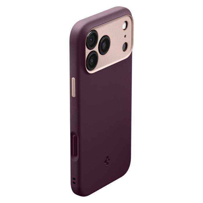Bild 6, Spigen iPhone 17 Pro Max Skal MagSafe Nano Pop Burgundy Bean