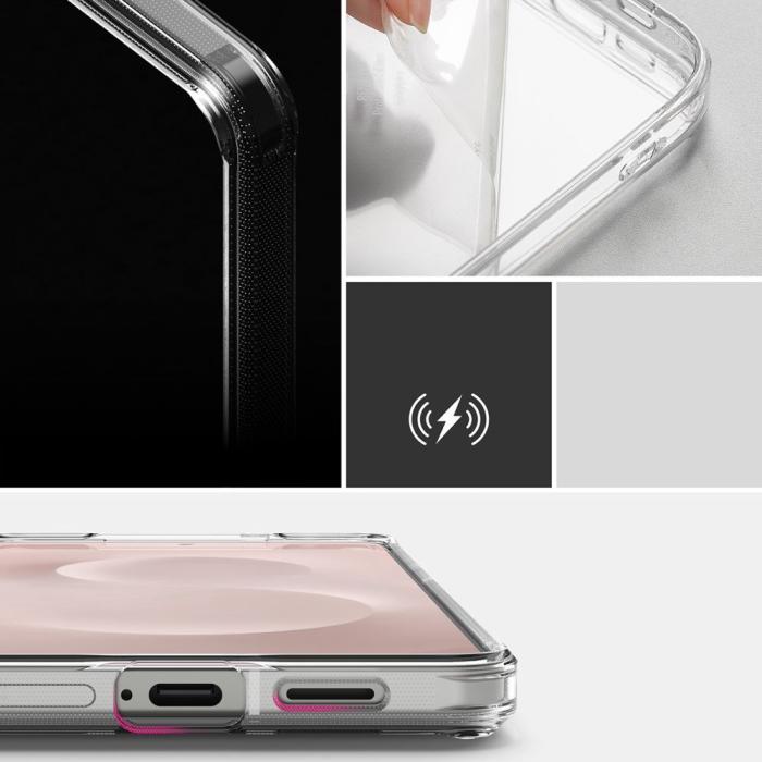Bild 5, Ringke Samsung Galaxy S25 Edge Skal Fusion Transparent
