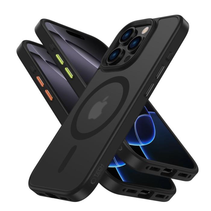 Bild 2, Tech-Protect iPhone 16 Pro Max Skal MagSafe MagMat 3-SET Svart