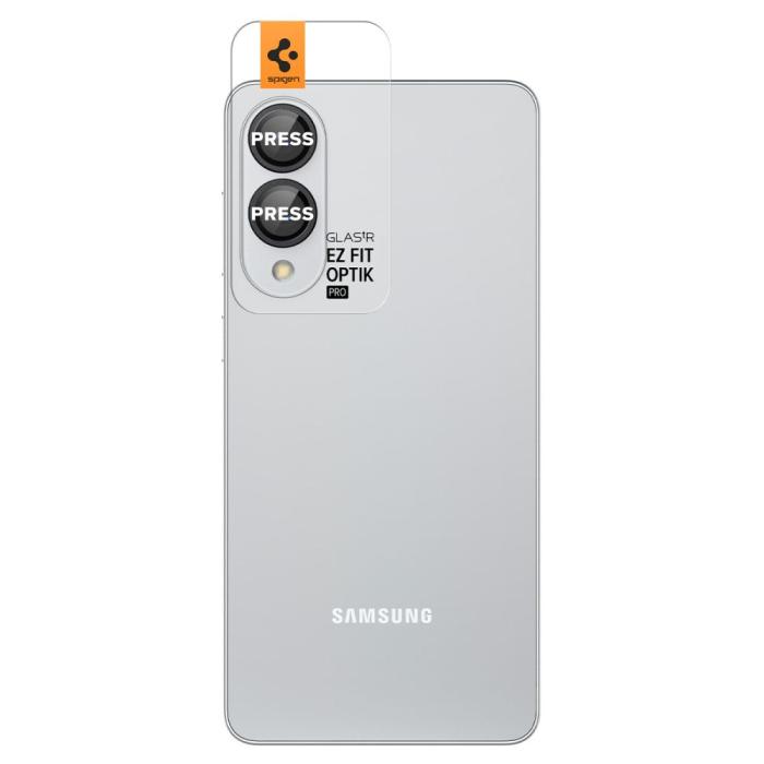 Bild 2, Spigen Galaxy S25 Edge 2-PACK Linsskydd GLAS.tR 