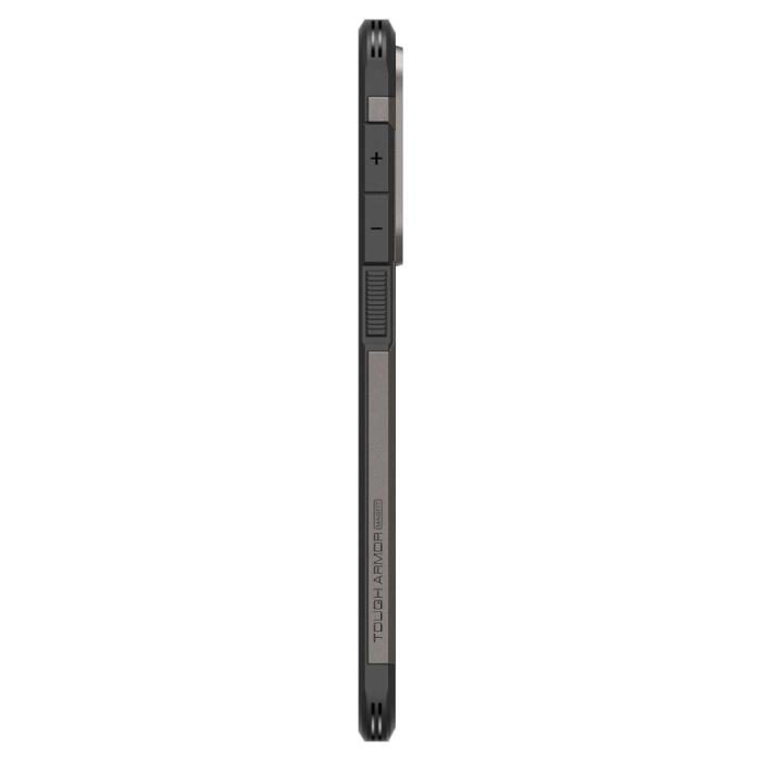 Bild 4, Spigen Galaxy S25 Edge Skal MagSafe Tough Armor Gunmetal
