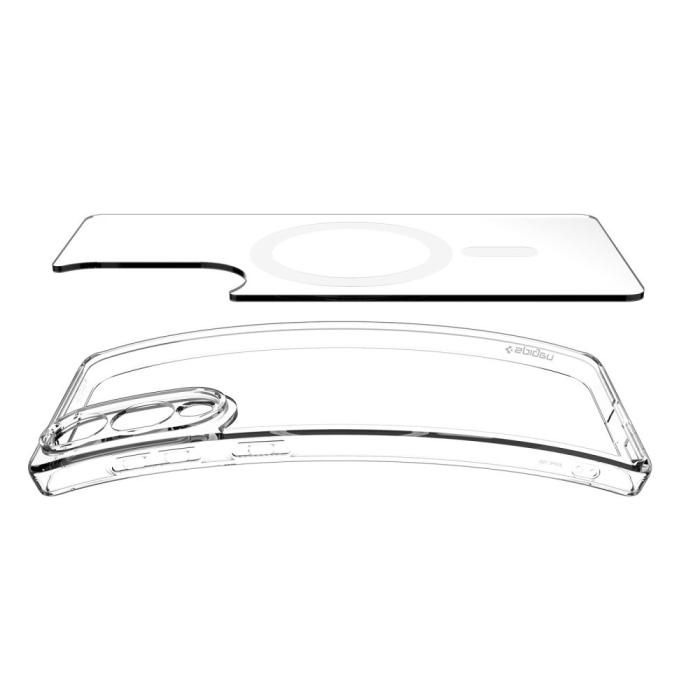 Bild 6, Spigen Galaxy S25 Edge Skal MagSafe Ultra Hybrid Clear / White