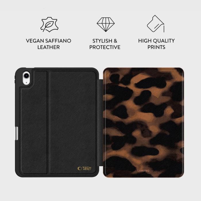 Bild 5, Tech-Protect iPad 11 2025 / iPad 10.9 2022 Fodral Lamano Panther