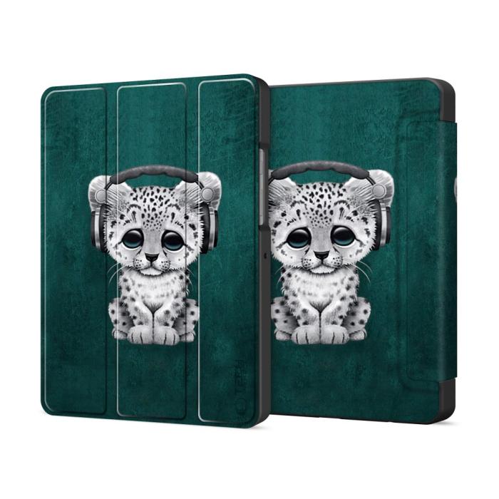 Bild 2, Tech-Protect Galaxy Tab A11 Plus/A9 Plus Fodral SmartCase Sad Cat