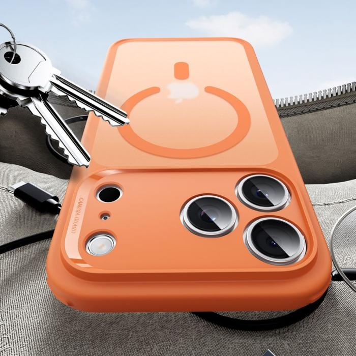 Bild 6, ESR iPhone 17 Pro Max Skal MagSafe Classic Hybrid Frosted Orange