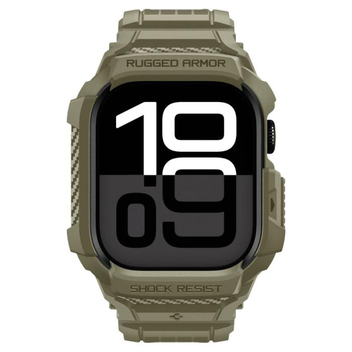 Bild 2, Spigen Apple Watch 11/10 46 mm Skal/Armband Rugged Armor 'Pro'