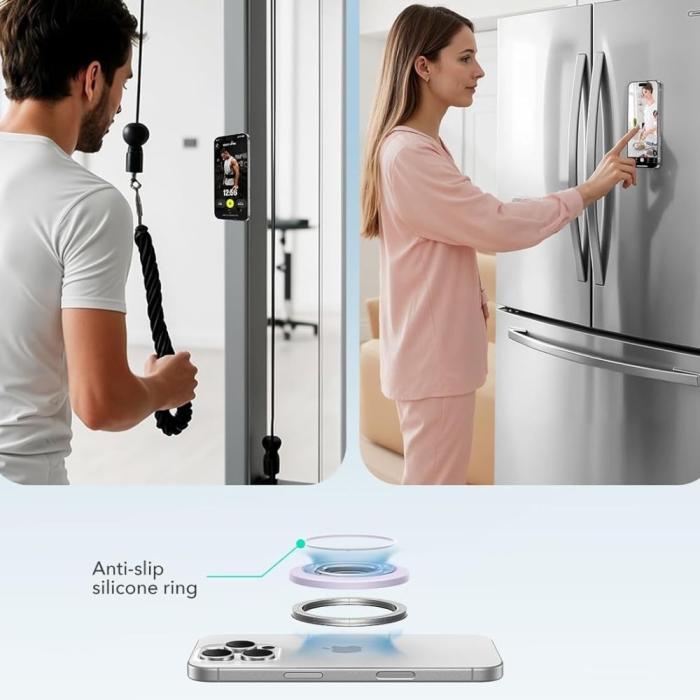 Bild 6, ESR Magnetisk MagSafe Ringhållare HaloLock Lavender