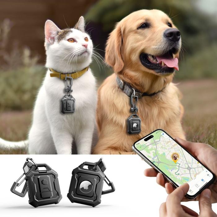 Bild 5, Tech-Protect Apple AirTag Hållare Kevlar Pro Svart