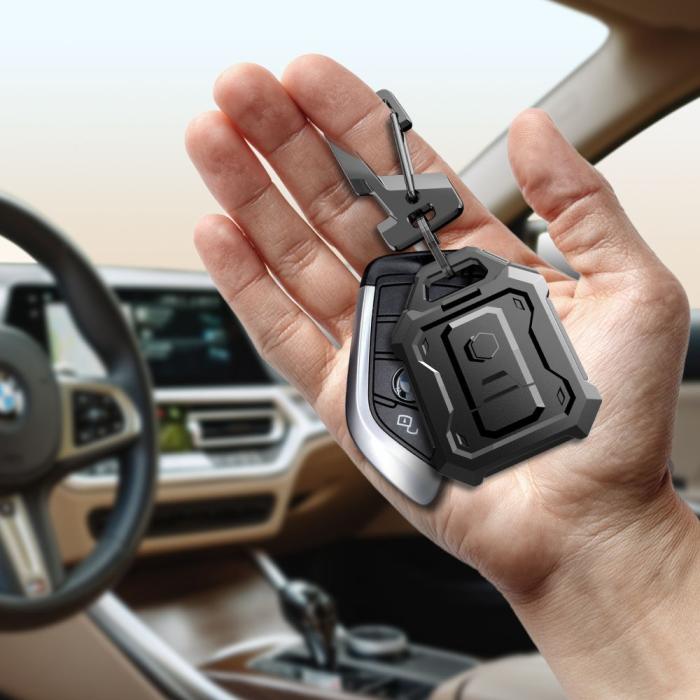 Bild 6, Tech-Protect Apple AirTag Hållare Kevlar Pro Svart