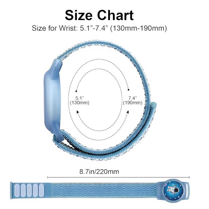 Bild 3, Tech-Protect Apple AirTag Hållare För Barn Nylon Magic Astronaut