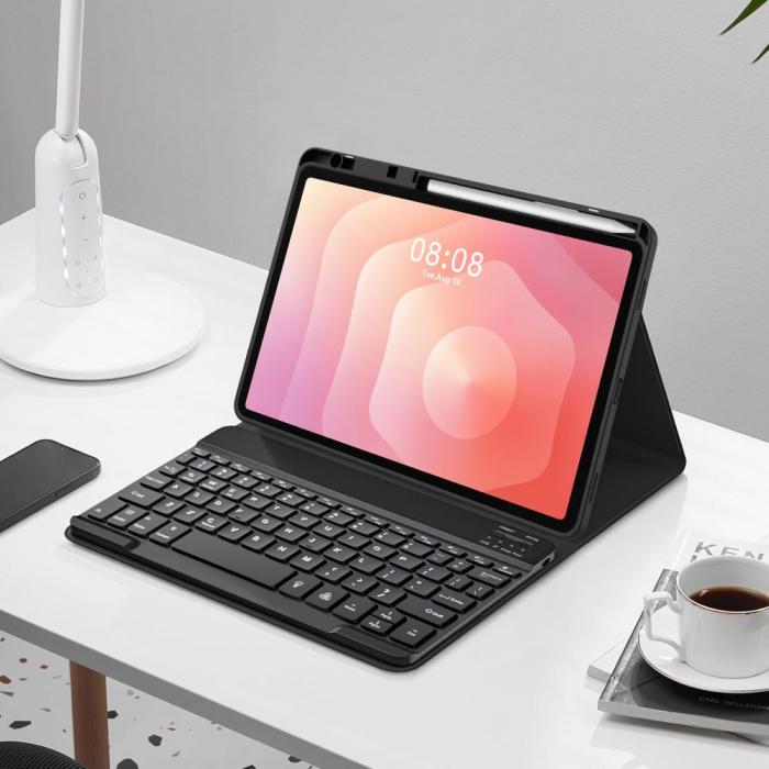 Bild 3, Tech-Protect Samsung Galaxy Tab S11 Fodral SC Tangentbord Svart