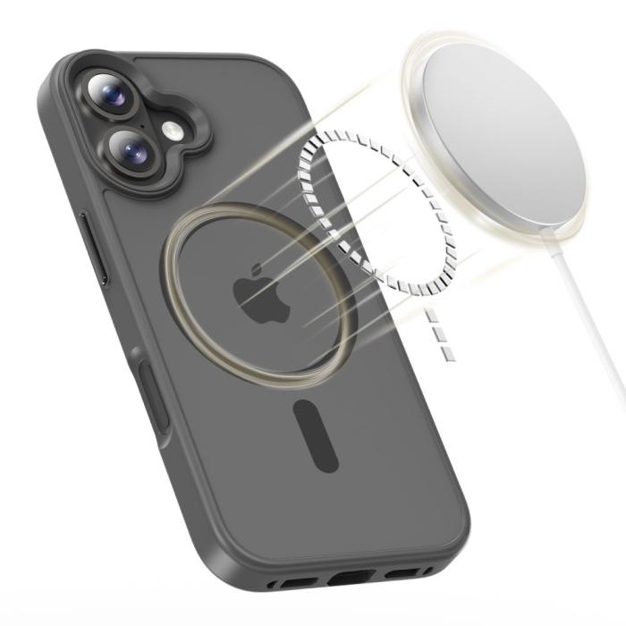 Bild 4, Tech-Protect iPhone 17 Skal MagSafe MagMat Crayon Grey