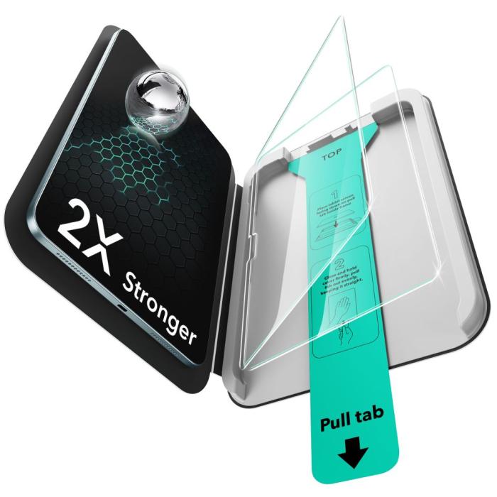 Bild 2, ESR iPad Pro 11 2025/2024 2-PACK Skärmskydd UltraFit Härdat Glas