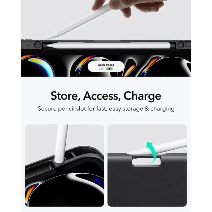 Bild 3, ESR iPad Pro 11 2025/2024 Fodral Flip Hybrid Svart